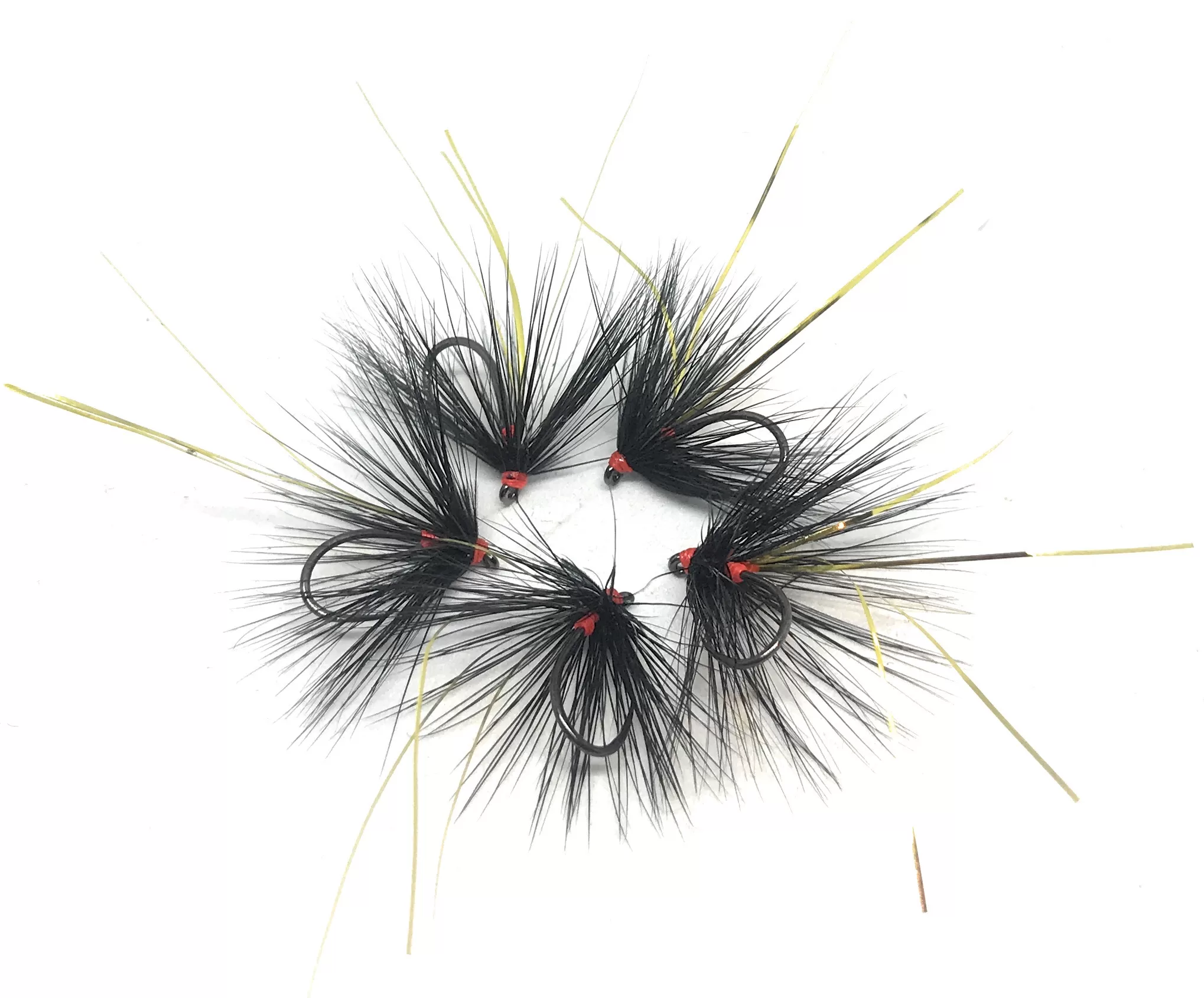 Still Water Black & Red Wet Fly 3 pieces hooks 8-20 wet flies