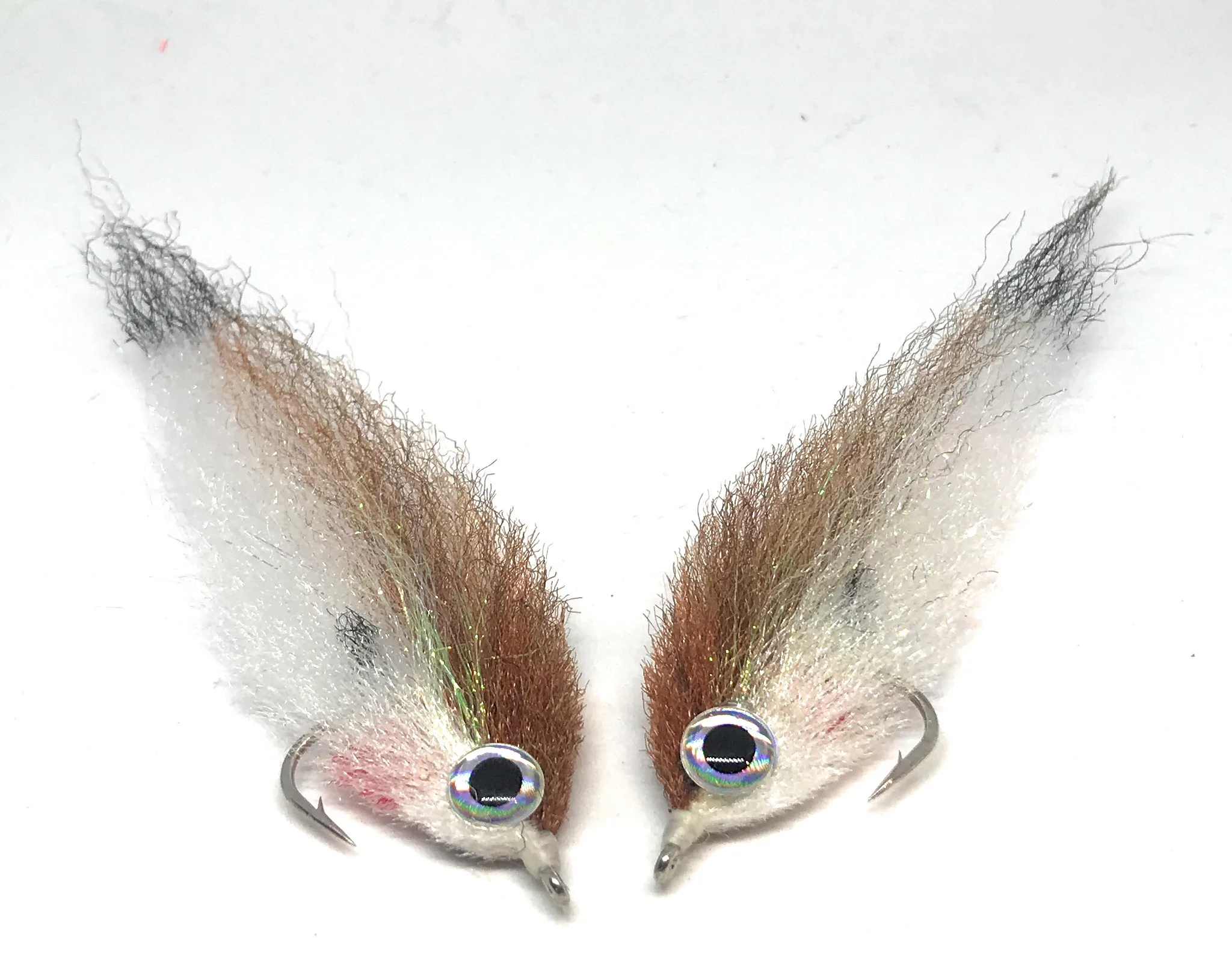 Brown Minnow mosca salata amo 1/0 pesca a mosca mare