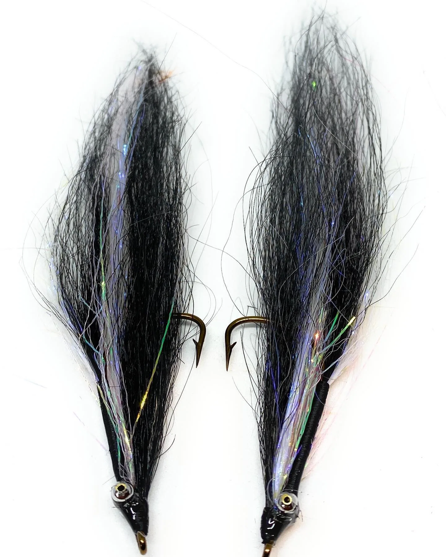 Yak Clouser Black mosca artificiale saltwater amo 1/0 pesca a mosca mare