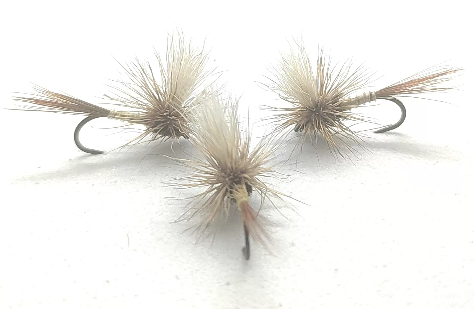 Deer Parachute Body Pale Yellow dry fly amo 10-20 mosche artificiali pesca mosca