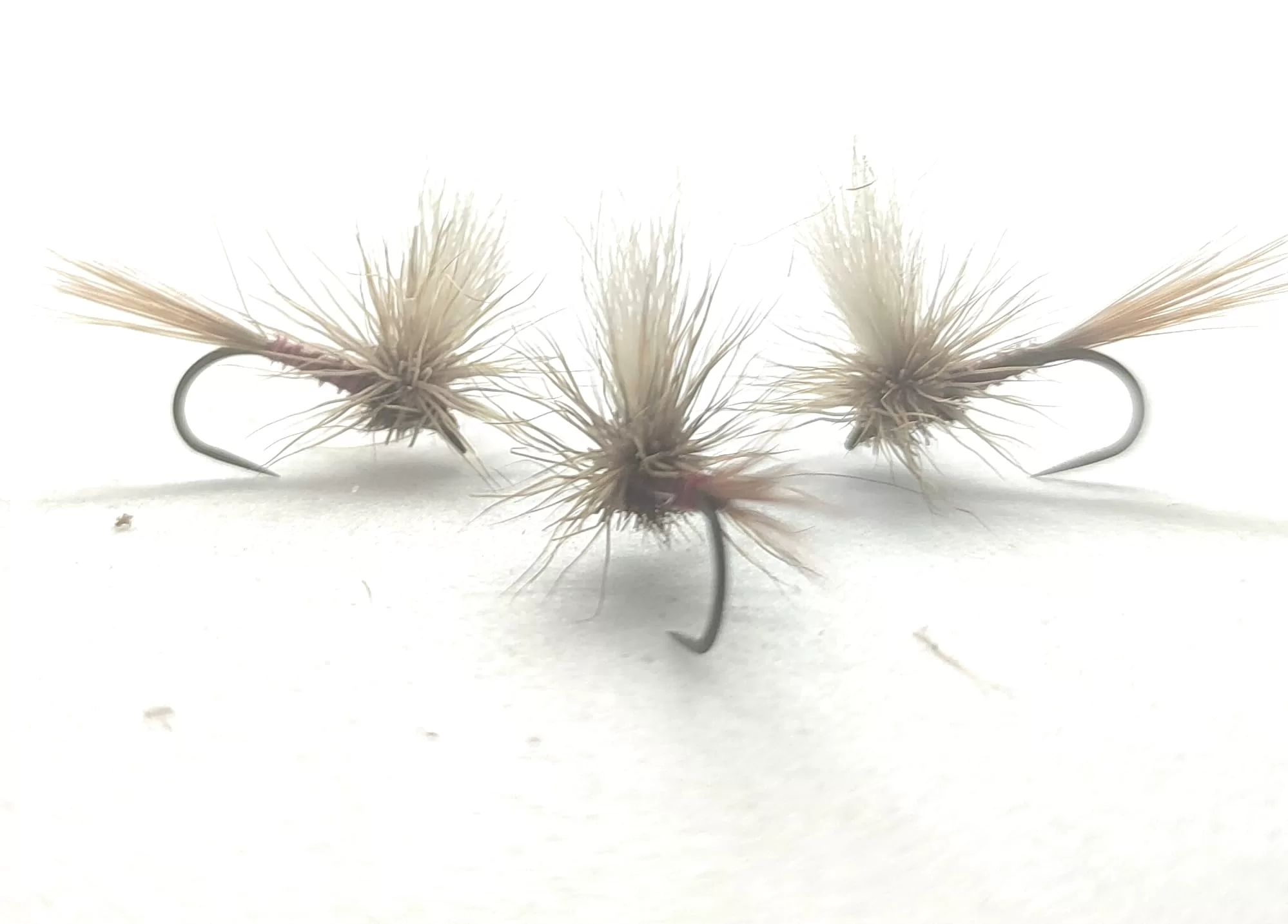 Deer Parachute Body Rusty Red Dry Fly secche parachute amo 8-20 pesca mosca