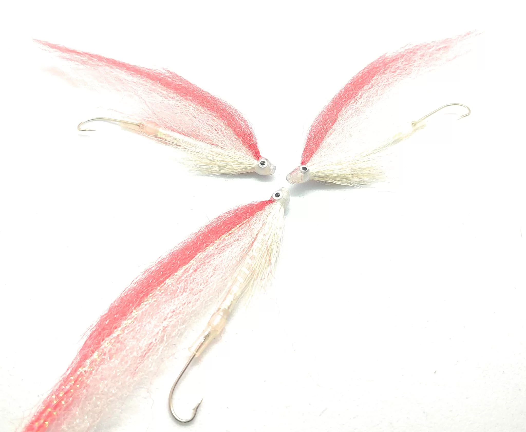 Tube Fly Bluefish Special rosso bianco esca artificiale saltwater pesca mosca mare