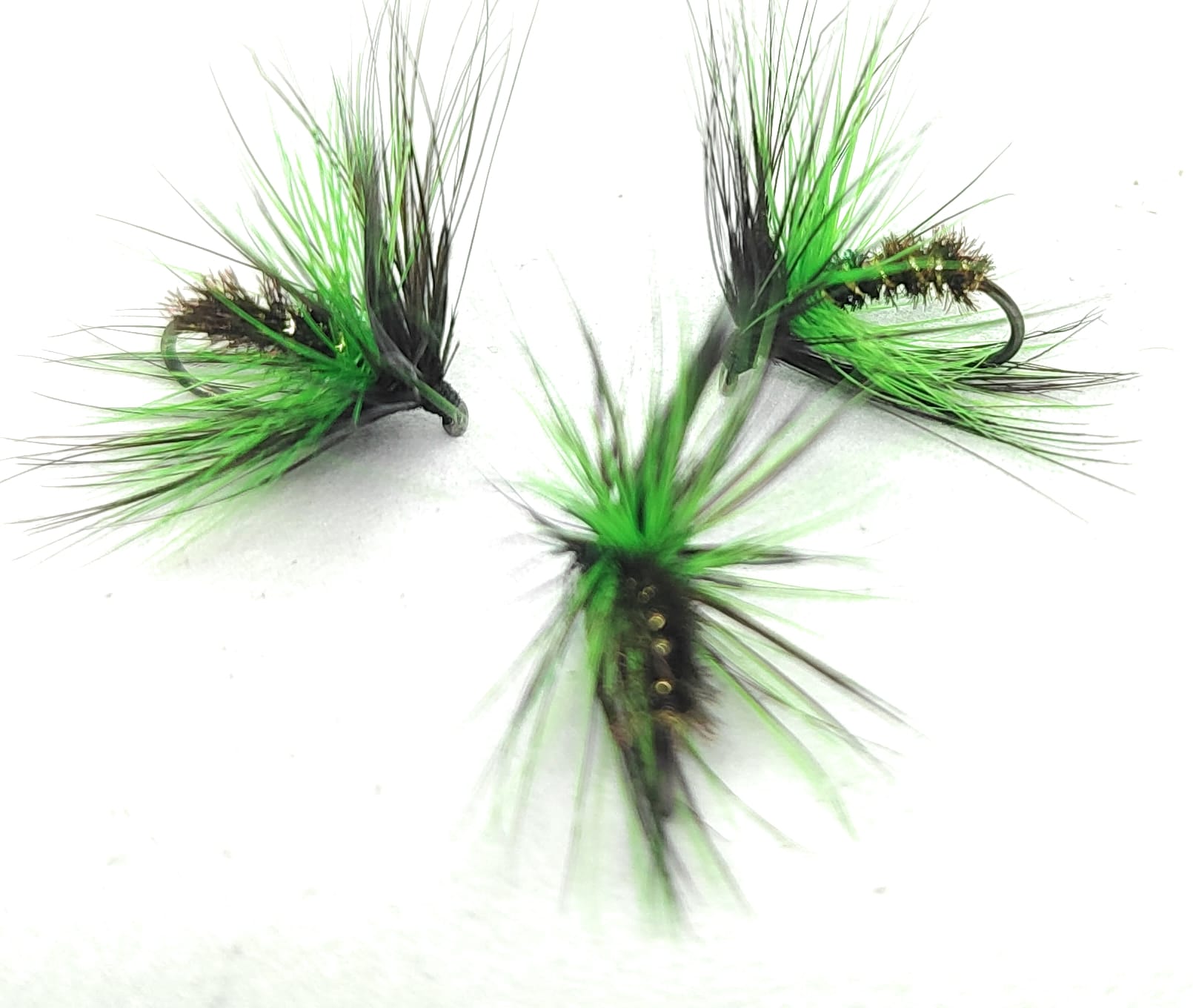 Black & Green Wet Fly sommerse #8-20 mosche artificiali pesca trota