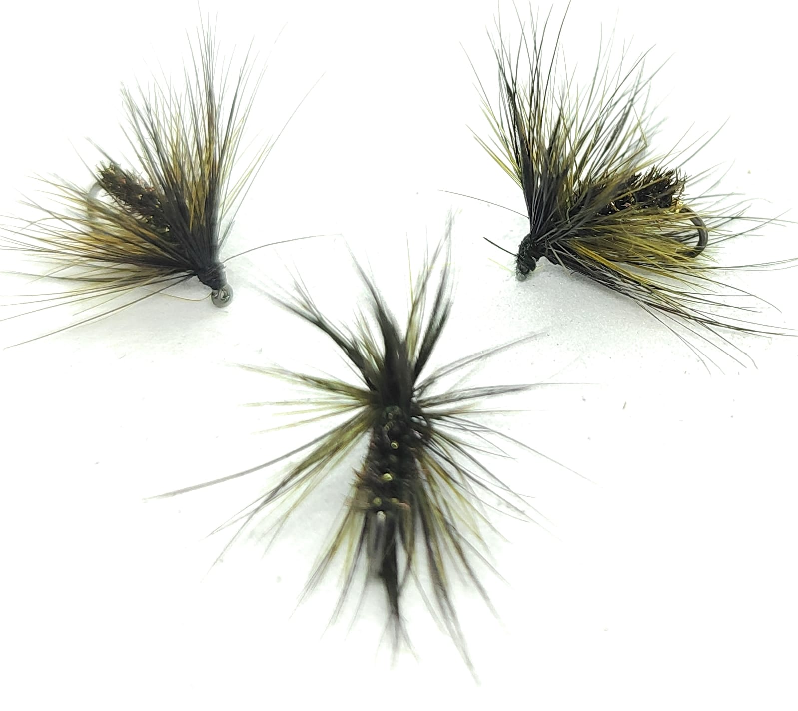Black & Olive Wet Fly mosche artificiali #8-20 sommerse pesca trota