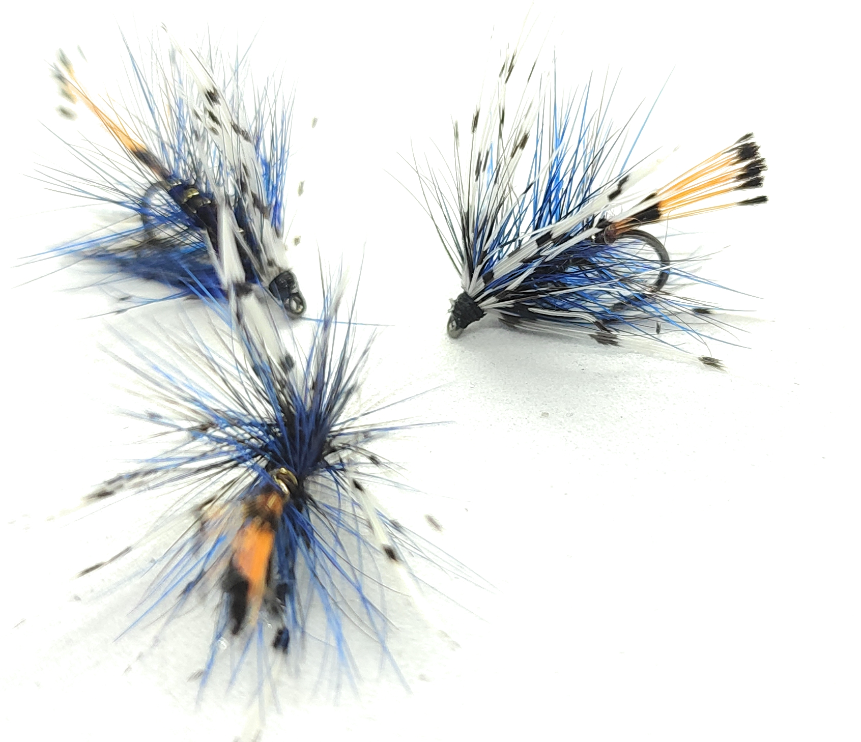 Blue & Black Bumble mosca artificiale sommerse #8 #10 #12