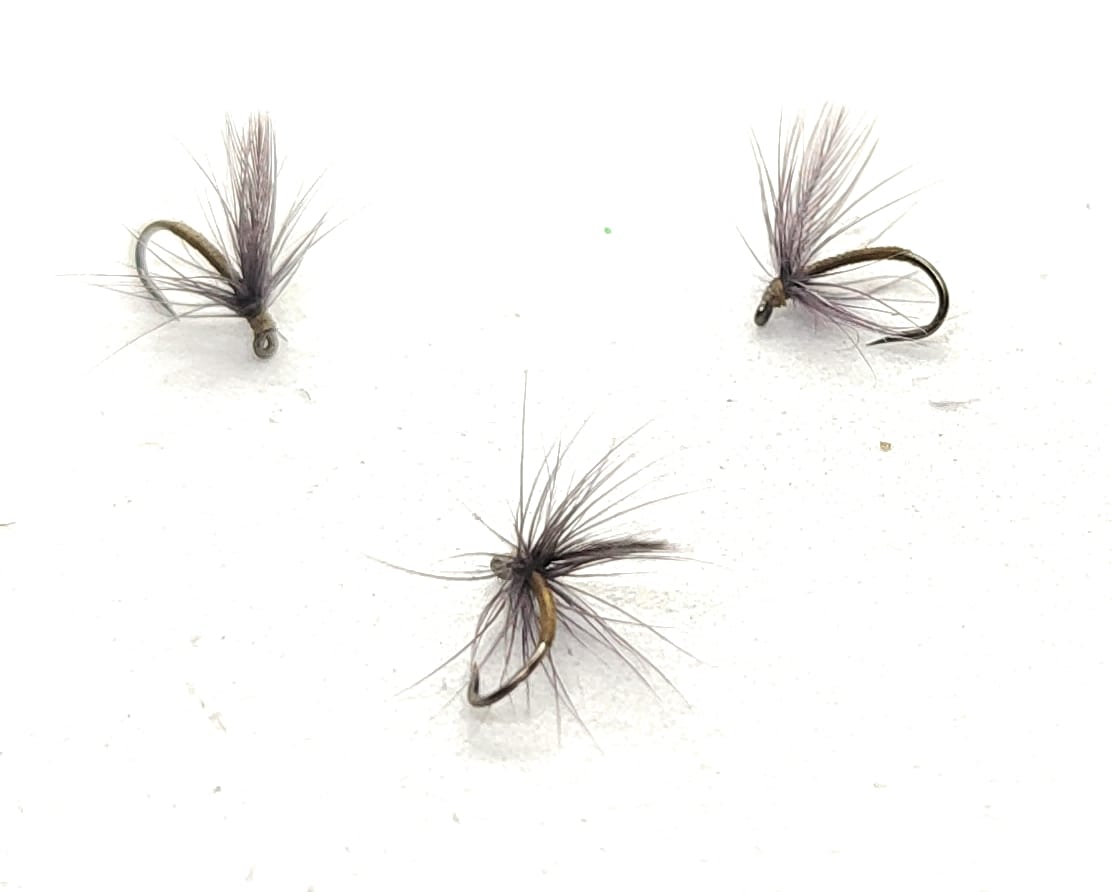 Hen Micro Emerger Tan & Dun mosche secche #16 #18 #20