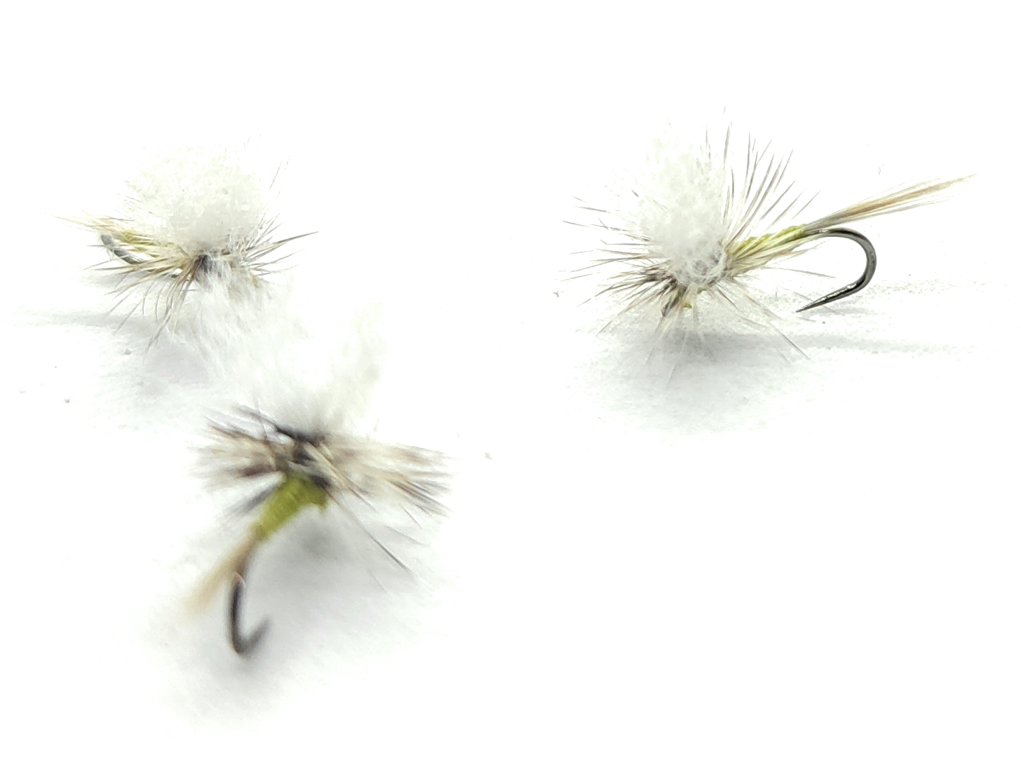 Micro Parachute Olive Grizzly artificiali #16 #18 #20 mosche secche