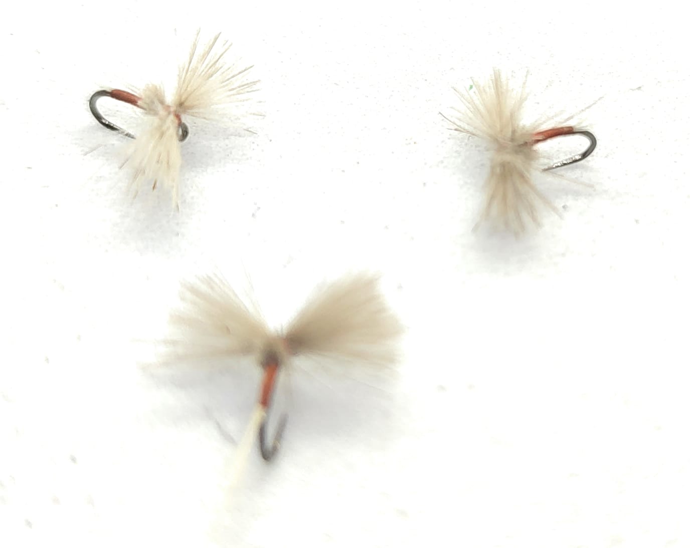 Micro Spent CDC mouches sèches hook 18 20