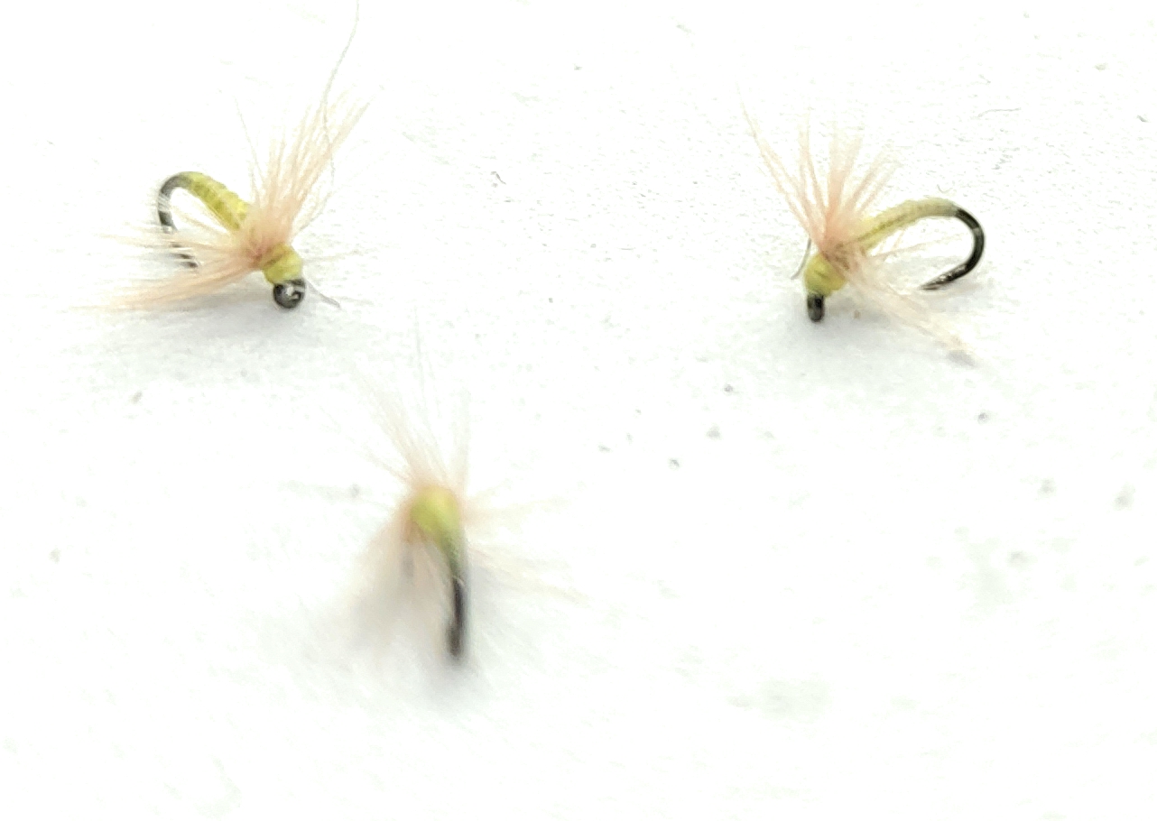 Pink & Yellow Midge #18-20 mosche artificiali secche per pesca a mosca